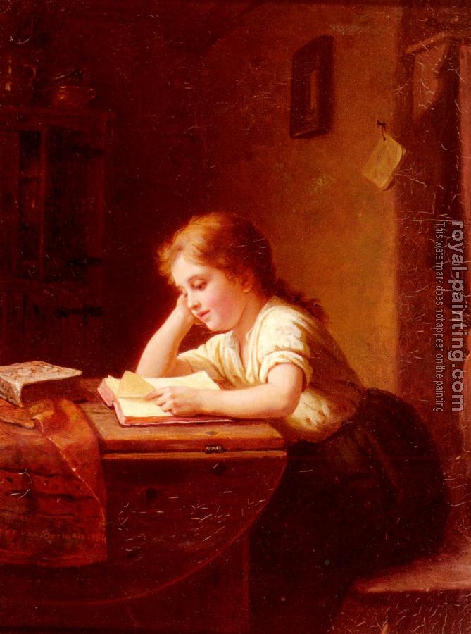 Johann Georg Meyer Von Bremen : The Reading Girl II